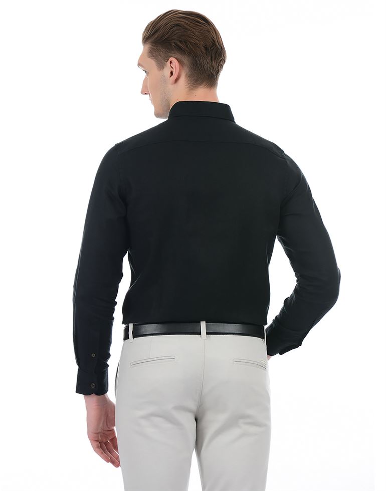Indian Terrain Formal Wear Solid Men Shirt